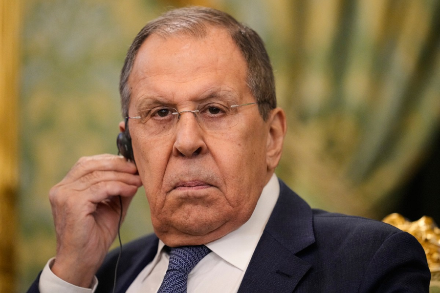 وزير الخارجية الروسي، سيرغي لافروف،
