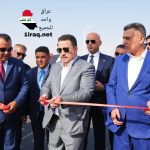 السوداني افتتح الجسر المعلق الذي يربط بين طريق المطار السريع والمدينة الرياضية بمحافظة البصر