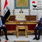رئيس الجمهورية عبد اللطيف جمال رشيد والنائب الأول لرئيس مجلس النواب محسن المندلاوي