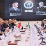 الوزير عبد الأمير الشمري، والقائد العام للشرطة الإيرانية أحمد رضا رادان